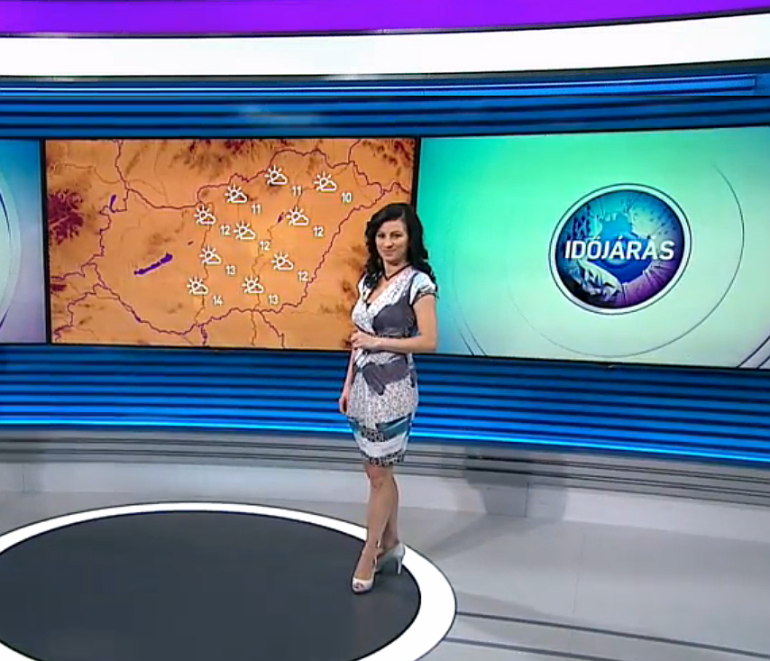 Tessék már előnyösen felöltöztetni az időjárás-jelentőt!