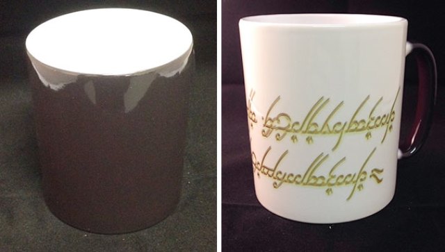 Gyűrűk ura mágikus bögre