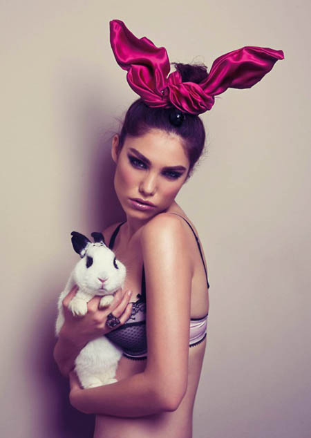 15 cuki, nyuszis divatfotó