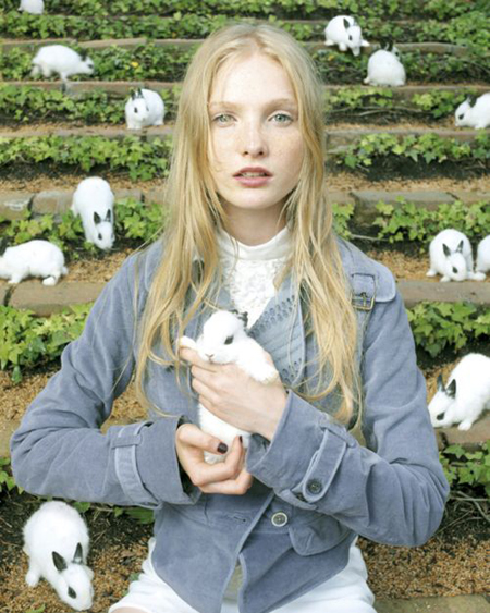 15 cuki, nyuszis divatfotó