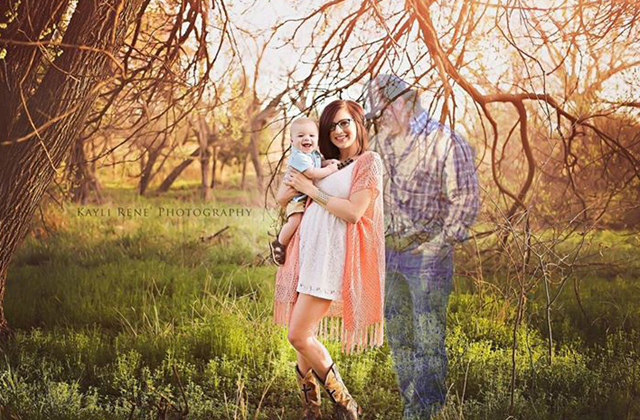 Megjelent a családi képen az elhunyt apa szelleme - megható fotó