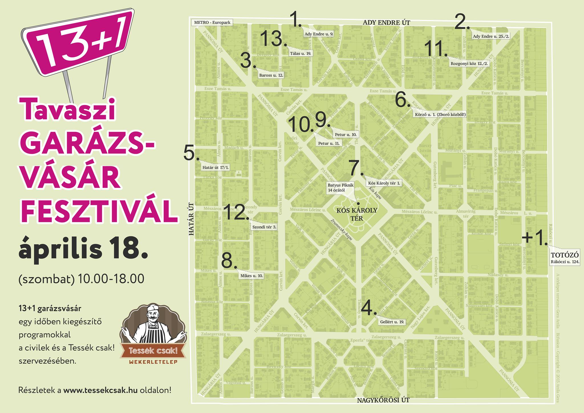 Hétvégi program: garázsvásárok fesztiválja Wekerlén