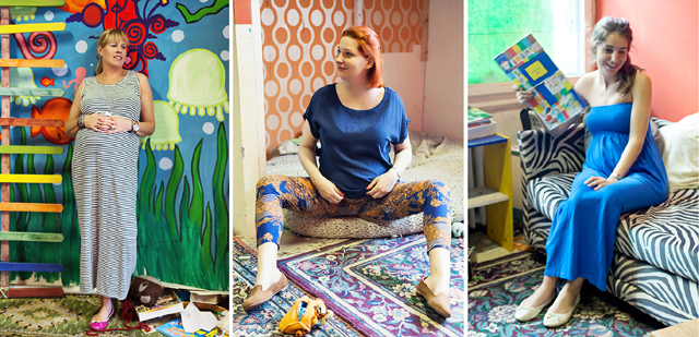 Csíkos Atmosphere ruha, kék Whistles top – Háda, River Island mintás nadrág, kék maxiruha - Angex