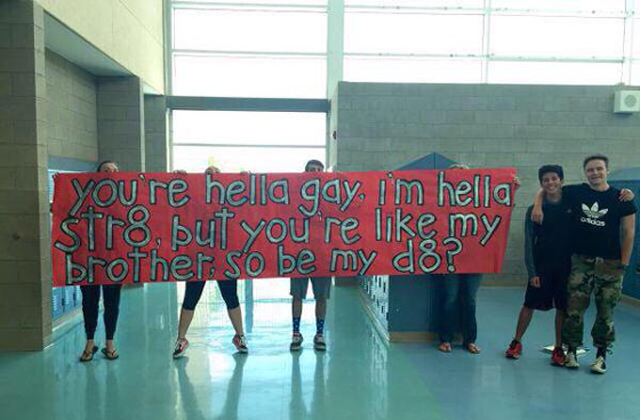 Meleg barátját hívta el az iskolabálba a heteró fiú