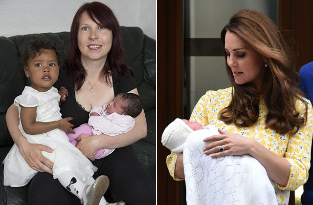 Kétszer is egy napon szült Katalin hercegnővel