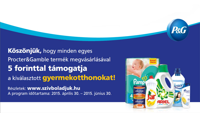 A P&G és az Auchan közös jótékonysági programot indít rászoruló gyermekek életkörülményeinek javítására 