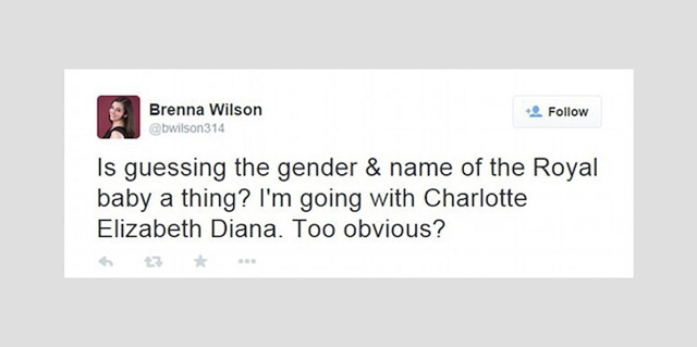 Már két évvel ezelőtt megjósolták Charlotte hercegnő nevét