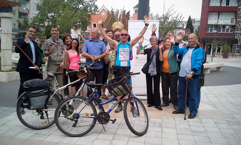 Sclerosis multiplexszel biciklizi körbe Magyarországot Zoltán