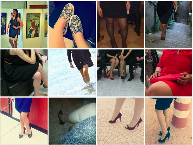 Lábszelfikkel tiltakozik egy diáklány, miután kitiltották az egyetemről