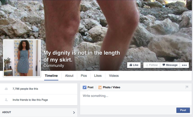 Lábszelfikkel tiltakozik egy diáklány, miután kitiltották az egyetemről