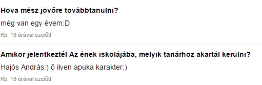 Juhos Zsófi ehhez a tanárhoz szeretett volna kerülni Juhos Zsófi ehhez a tanárhoz szeretett volna kerülni