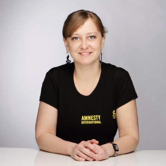 Jeney Orsolya (Forrás: Amnesty International Magyarország)
