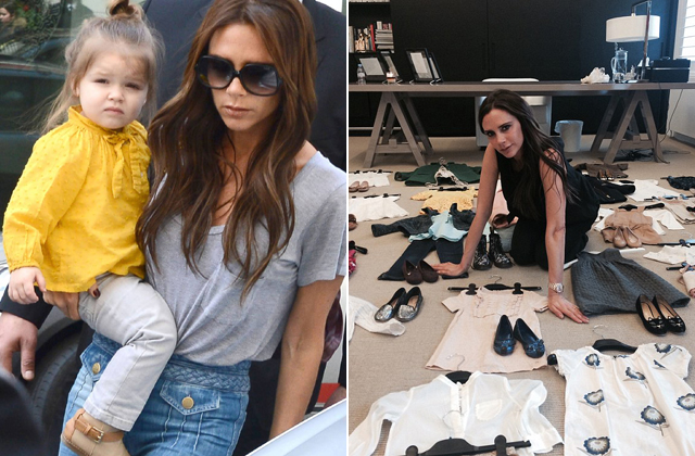 Elárverezteti kislánya kinőtt ruháit Victoria Beckham Elárverezteti kislánya kinőtt ruháit Victoria Beckham