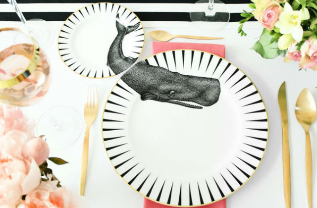 Bálnás tányérszett. Menő. Fotó: buzzfeed.com