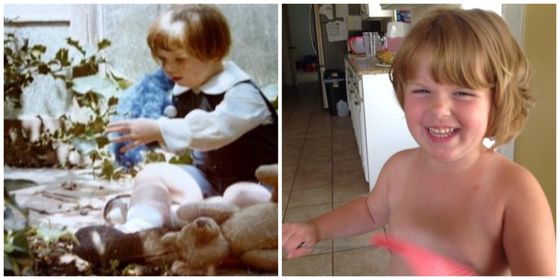 Ugyanúgy néznek ki a kislányok, mint gyerekként az anyukájuk - fotók