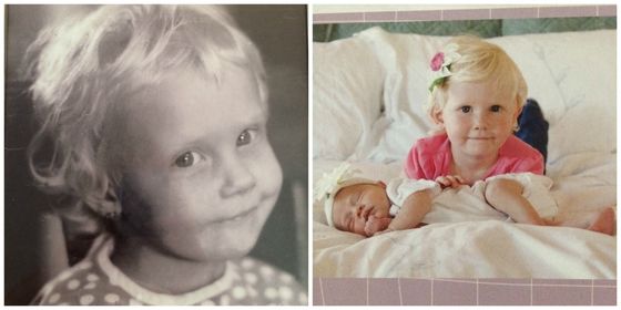 Ugyanúgy néznek ki a kislányok, mint gyerekként az anyukájuk - fotók