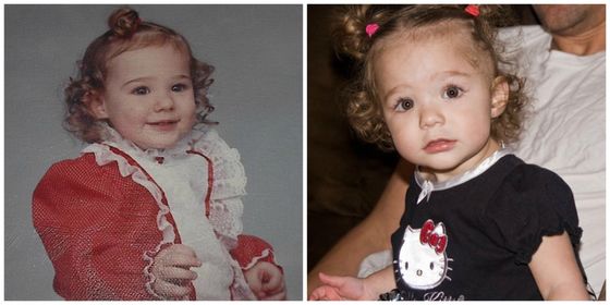 Ugyanúgy néznek ki a kislányok, mint gyerekként az anyukájuk - fotók