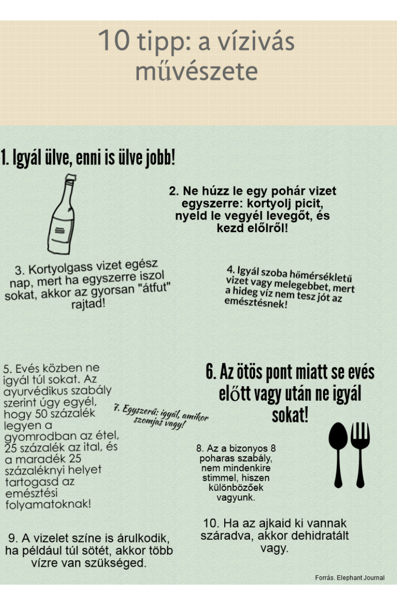 10 ok, miért igyál vizet, ha diétázol