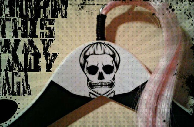 És íme a híres Lady Gaga vállfa. Fotó: Design Vállfák/Facebook