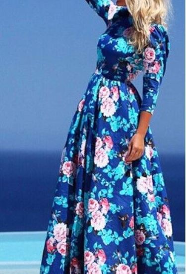 A nagyvirágos, hosszú sem a legelegánsabb esküvői viselet