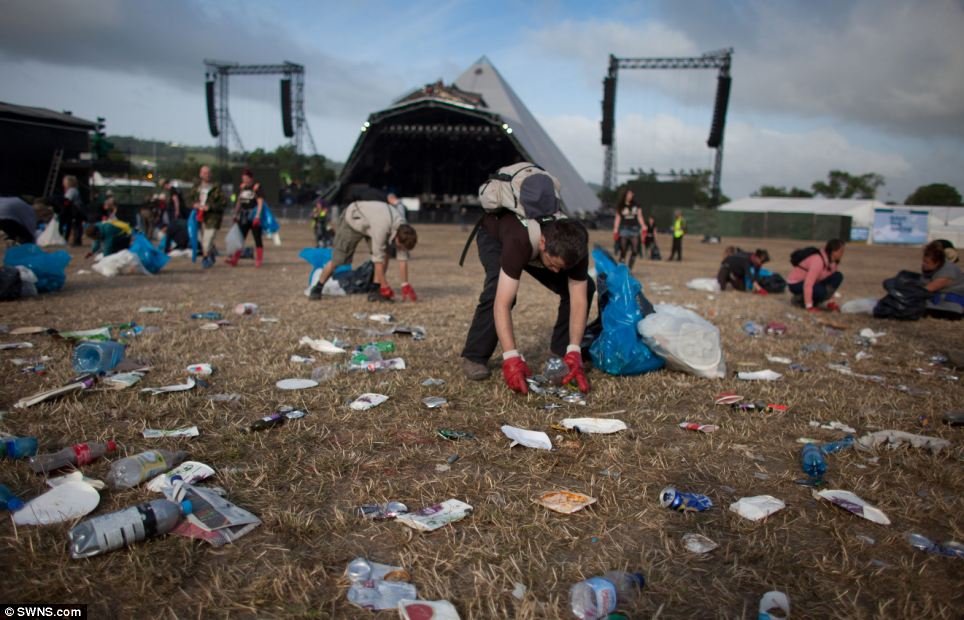 Fesztivál utáni tájkép - rettenetes