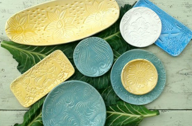 Csodaszép kerámiák. Fotó: vintagebazaar.hu