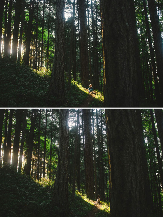 Tündéri fotók: ugyanolyan beálíltásokban fotózta a kislányát és a kutyájukat 