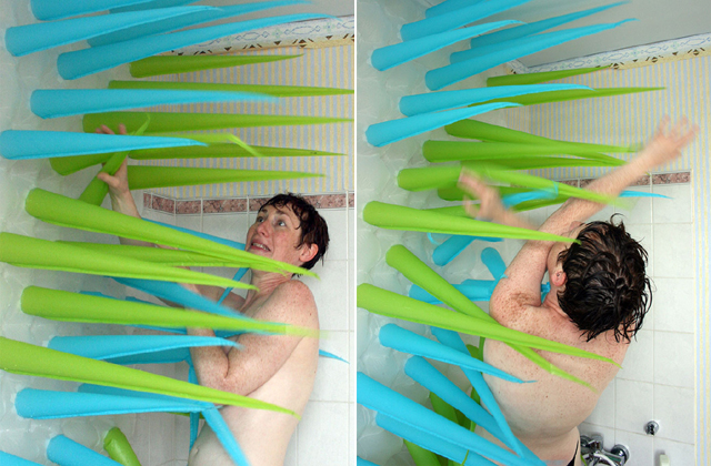 Itt a zuhanyfüggöny, ami nem engedi, hogy pazarold a vizet! 