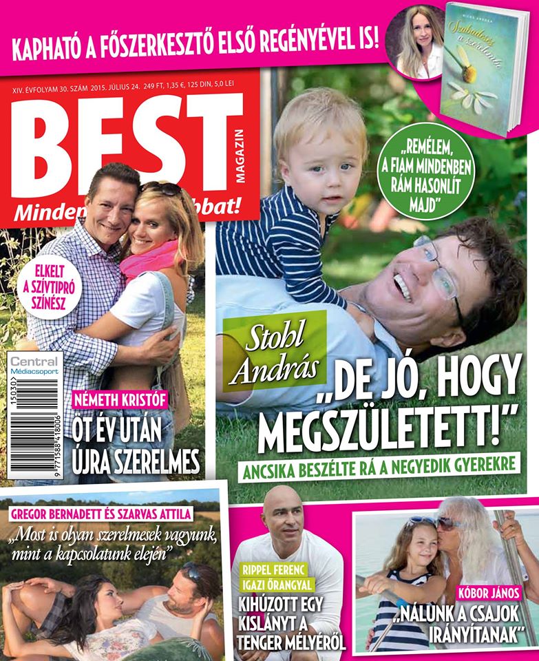 Ennyire cuki Stohl András fia - fotó