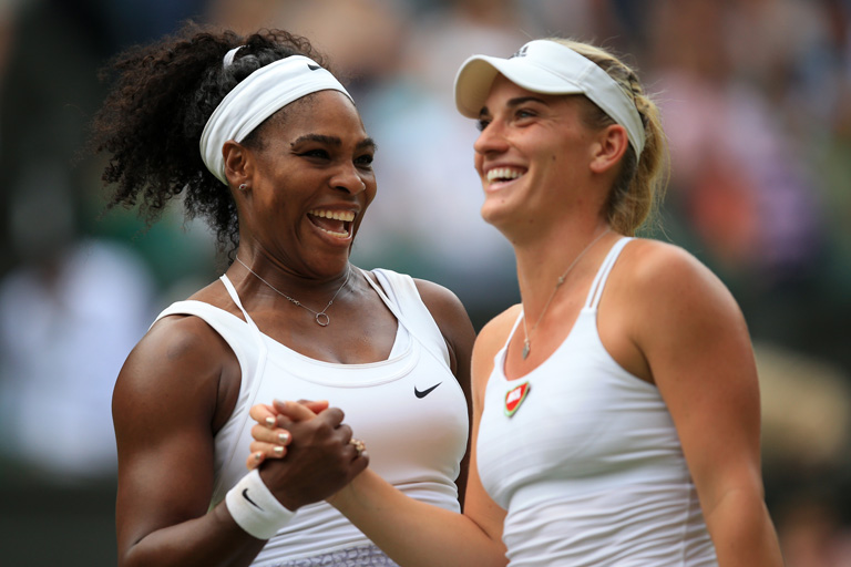 Serena Williams és Babos Tímea