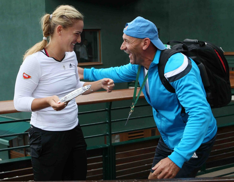 Babos Tímea és édesapja Babos Csaba