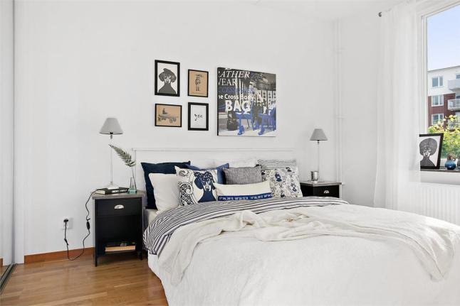 Svéd lakás nyári hangulatban