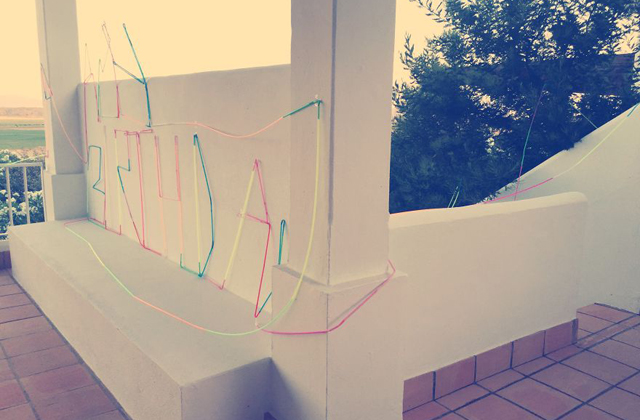 50 méter hosszú szívószálat épített a lánya szülinapjára - fotók