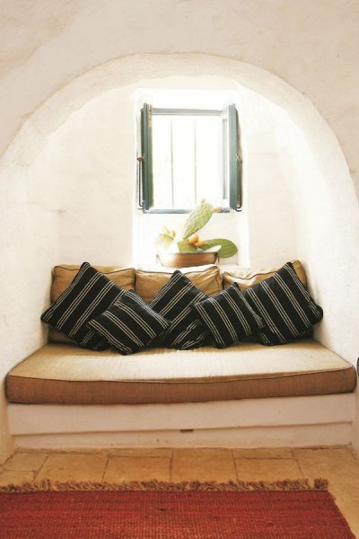 Egy alberobellói meseház belülről