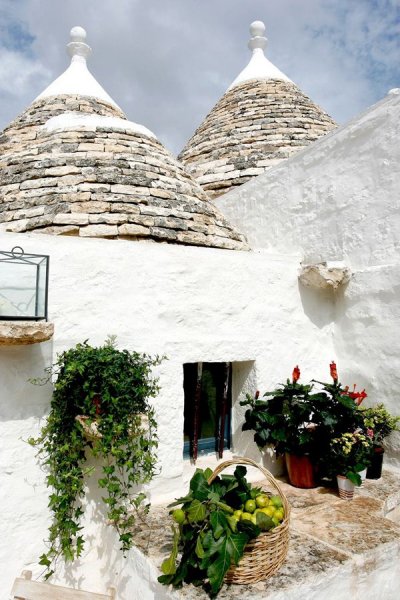 Egy alberobellói meseház belülről