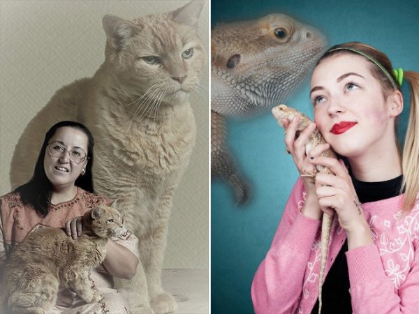 Elfuserált képek kedvencekről és gazdáikról