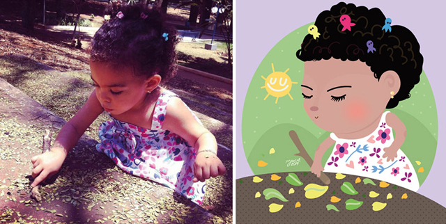 Mesefigurákat csinál a gyerekekből a művész - képek