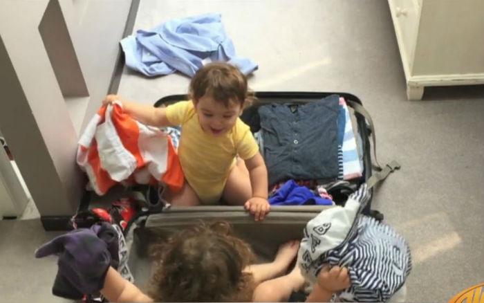 Ördög Nóra gyerkei így cukiskodnak nyaralás előtt - videó