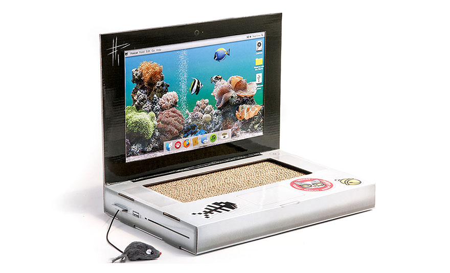 Itt az első macska laptop!