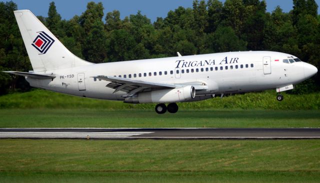 A Trigana Air Service légitársság 1991 óta működik és 21 desztinációja van Indonéziában – fotó: Jetphotos.net