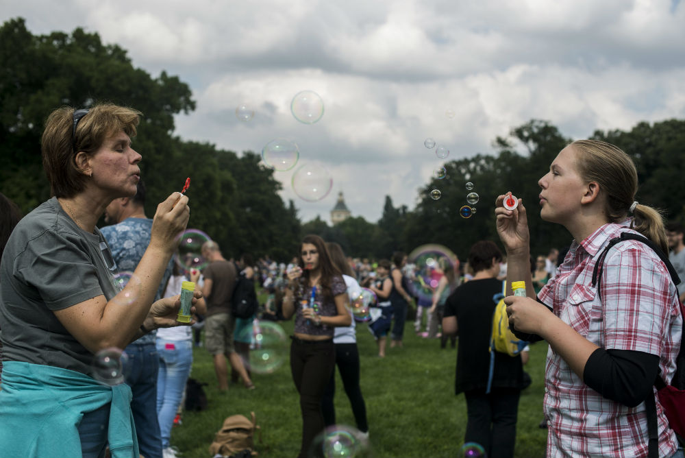A buborékfújó nap legjobb fotói
