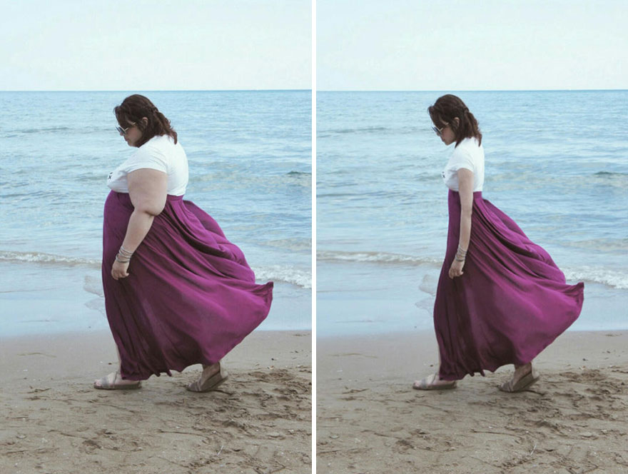 Photoshoppal ösztönzik a nőket a fogyásra