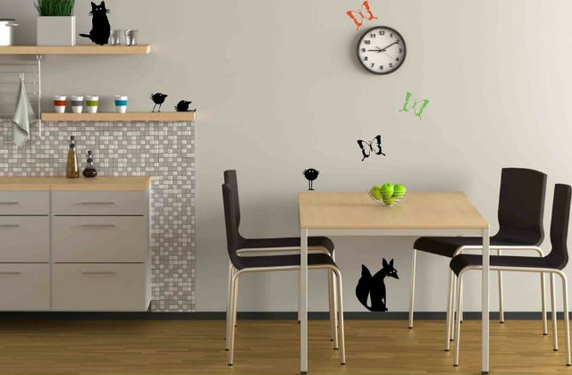 A falmatricák valóban otthonosabbá teszik lakásunk helyiségeit. Fotó: simplemente.hu