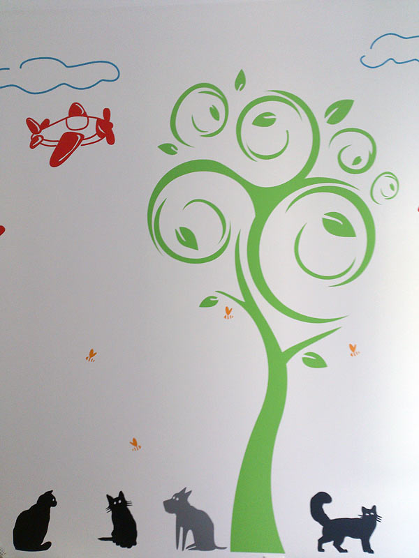 Gyerekszobábaa csempészett kreativitás Fotó: simplemente.hu