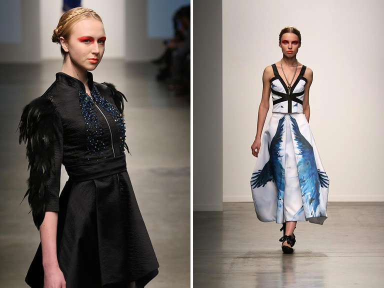 Ceruzaszoknyák, combcsizmák és patchwork - ilyen lesz az őszi-téli divat a magyar tervezők szerint