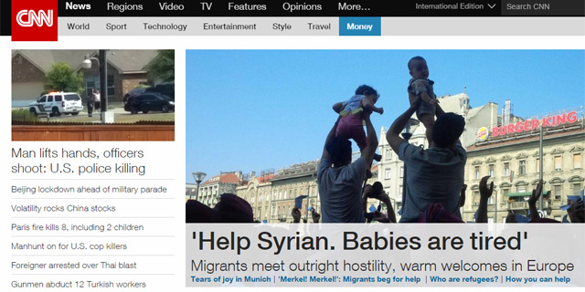 Vezető hír vagyunk a CNN oldalán