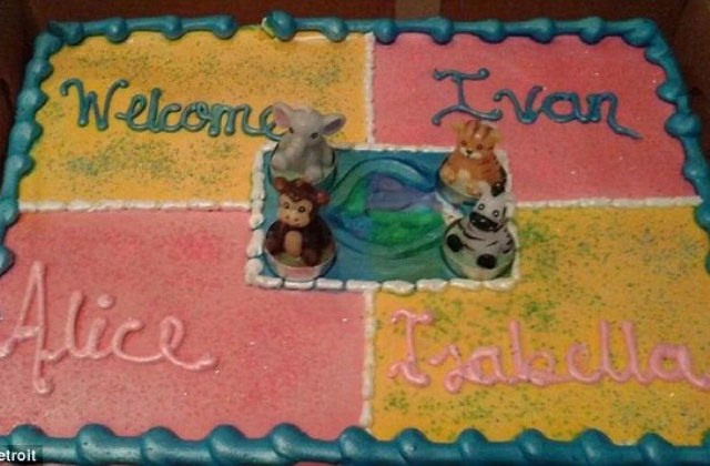 A babaváró buli tortája