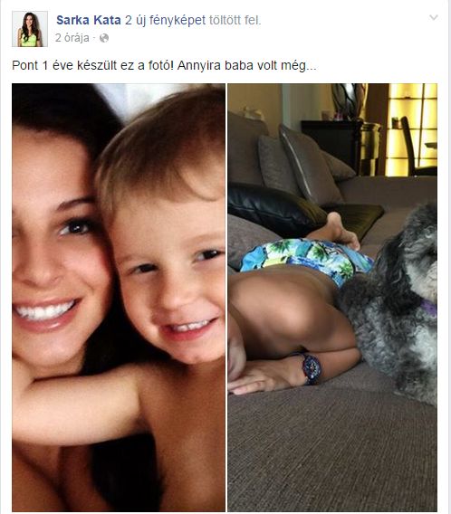 Sarka Kata babája hatalmasat nőtt, látványos a különbség