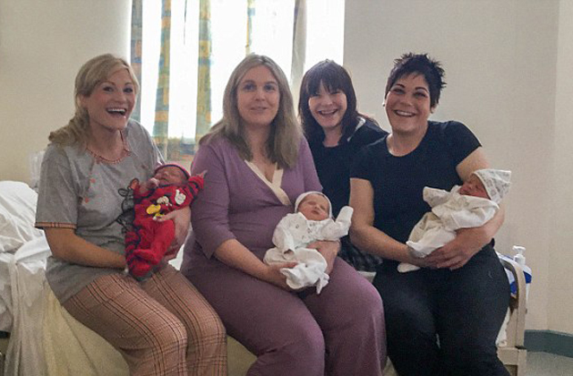 Egy napon szült a három testvér