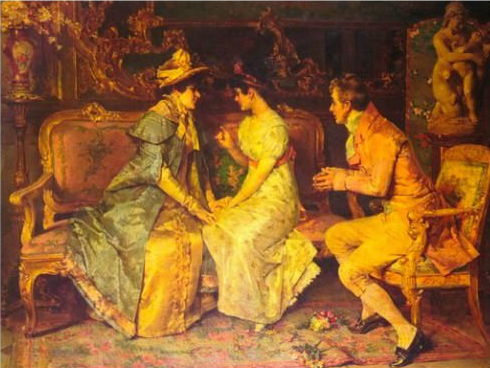 Klasszikus festményeken koppannak hatalmasat a férfiak